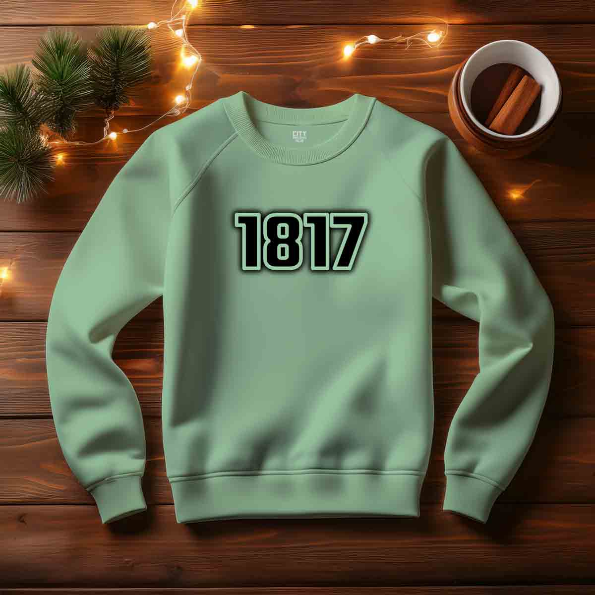 1817 Year Men Unisex Sweatshirt (Mint Green)
