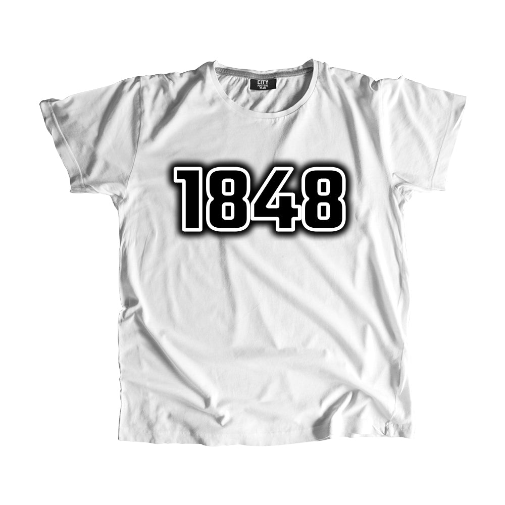 1848 Year Men Unisex T-Shirt (White)