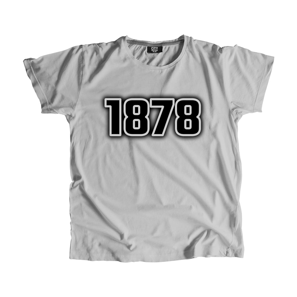 1878 Year Men Unisex T-Shirt (Melange Grey)