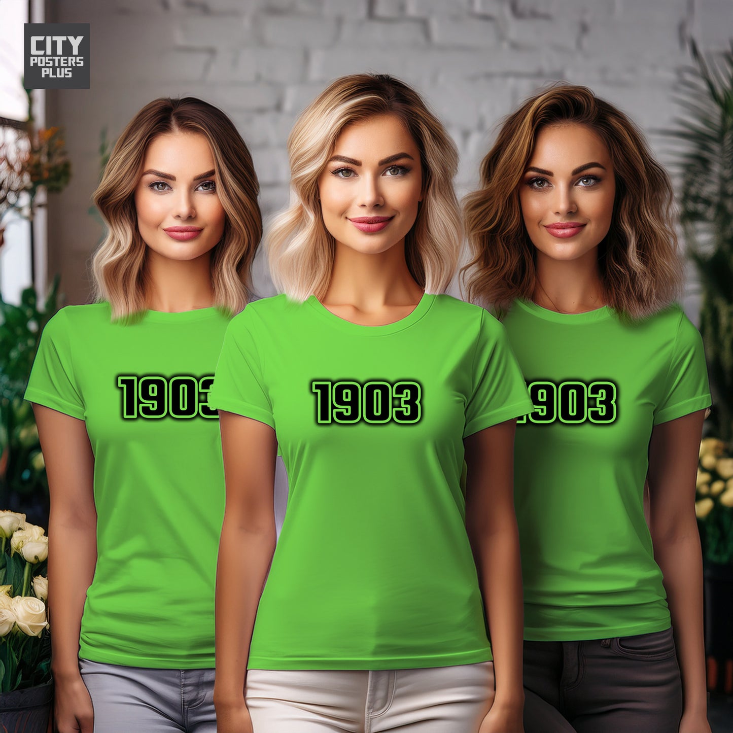 1903 Year Women T-Shirt (Liril Green)