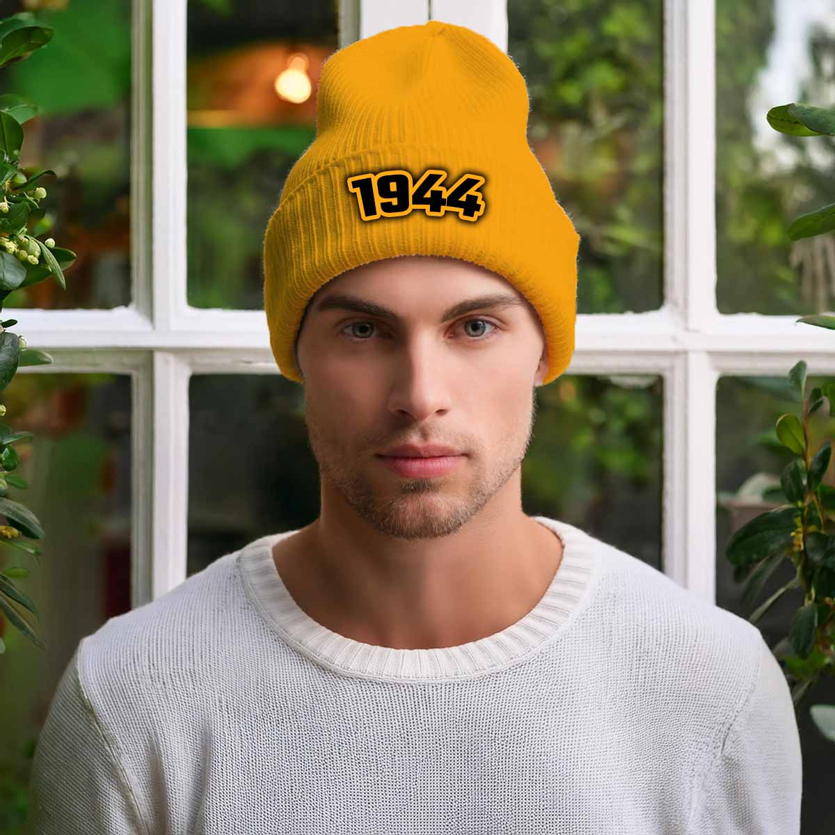 Beanies Plus 1944 Year Cuffed Beanie (Gold)