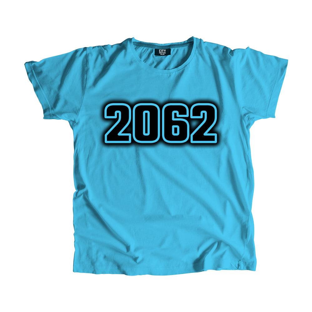 2062 Year Men Unisex T-Shirt (Sky Blue)