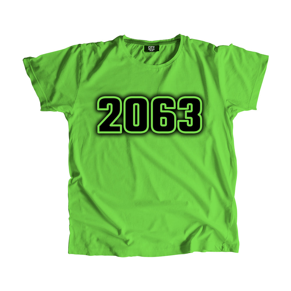 2063 Year Men Unisex T-Shirt (Liril Green)