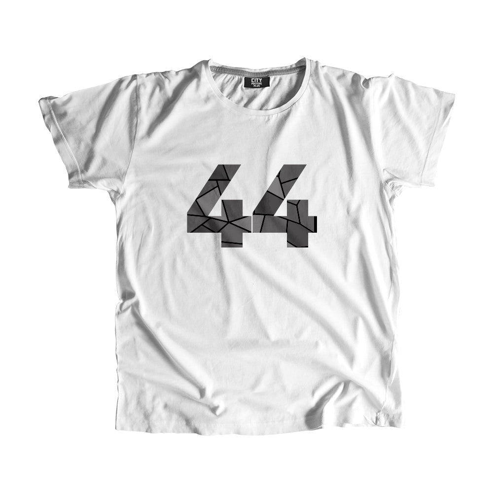 44 Number Men Unisex T-Shirt (White)