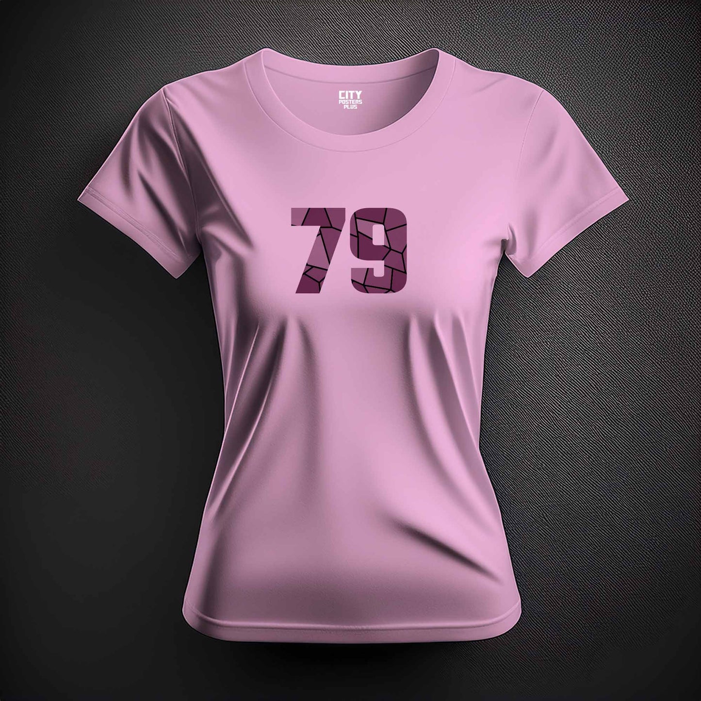 79 Number Women T-Shirt (Light Pink)