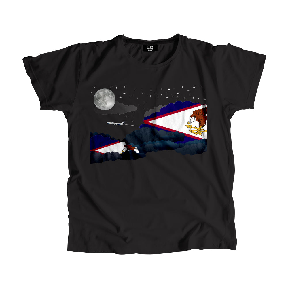 American Samoa Night Clouds Men Unisex T-Shirt