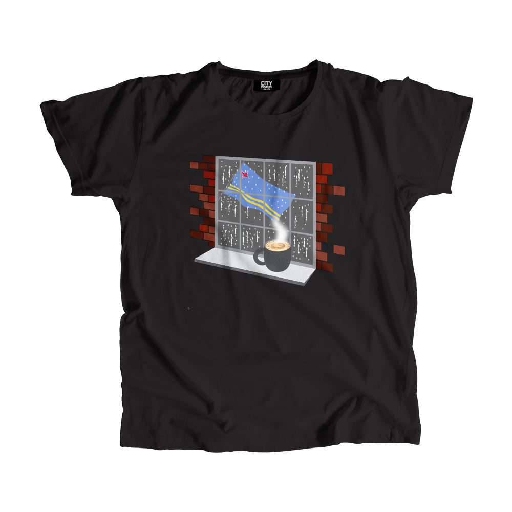 Aruba Coffee Rain Men Unisex T-Shirt