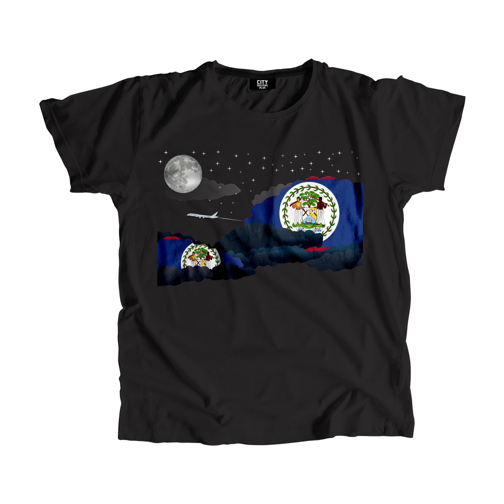 Belize Night Clouds Men Unisex T-Shirt