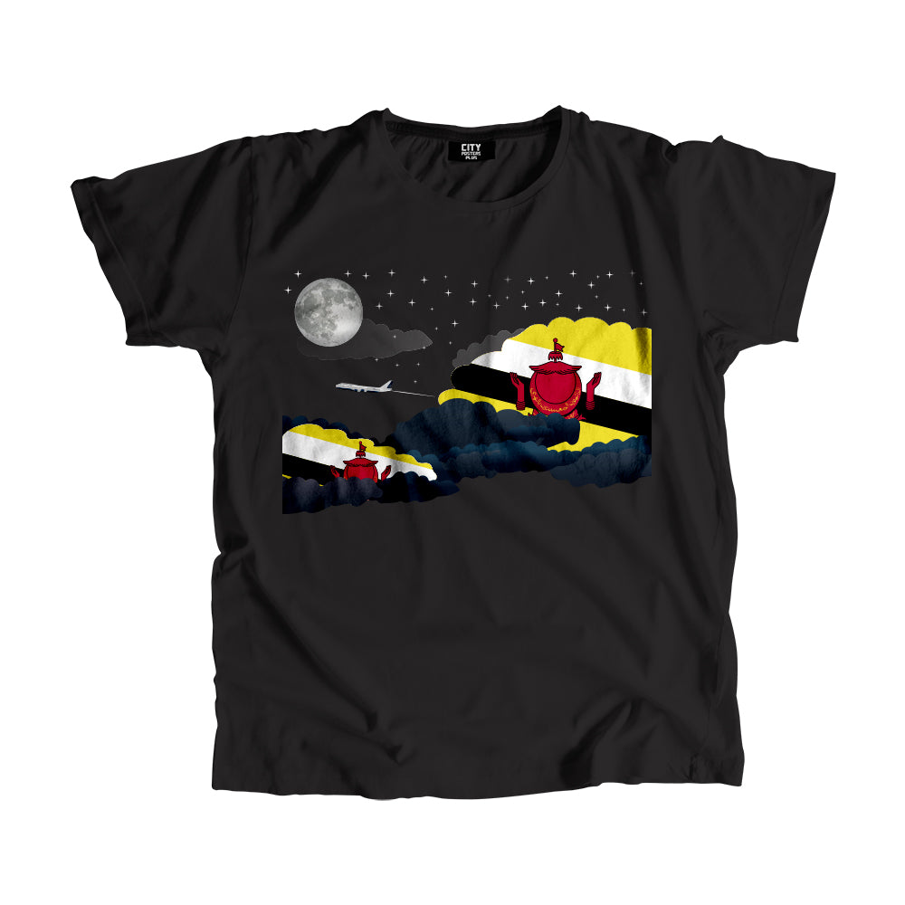 Brunei Night Clouds Men Unisex T-Shirt