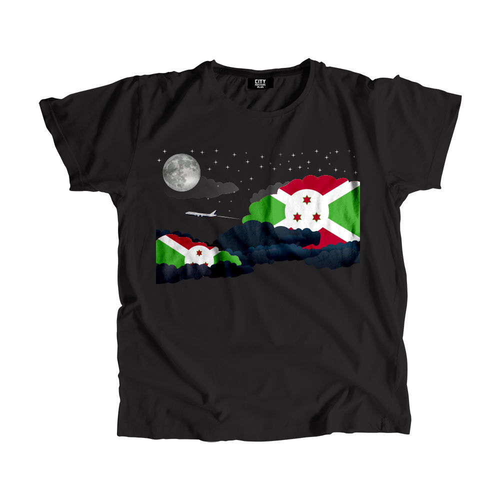 Burundi Night Clouds Men Unisex T-Shirt