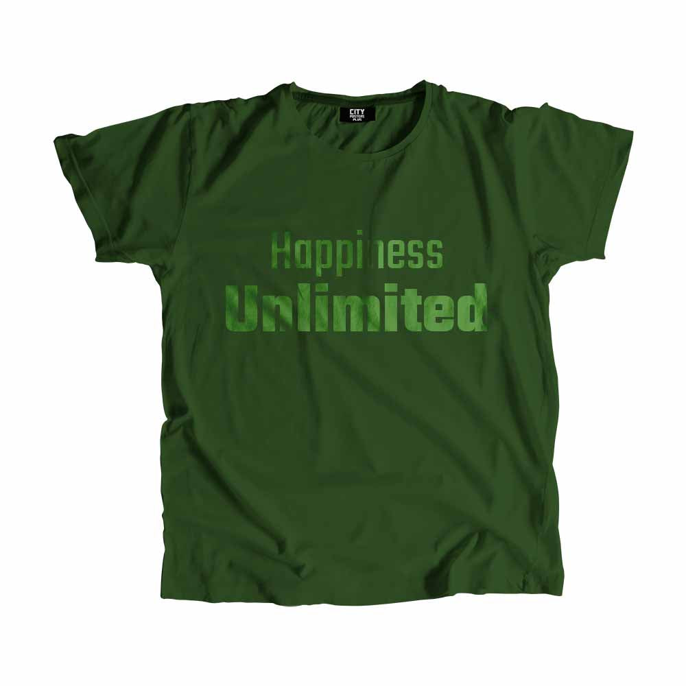 Happiness Unlimited Men Unisex T-Shirt