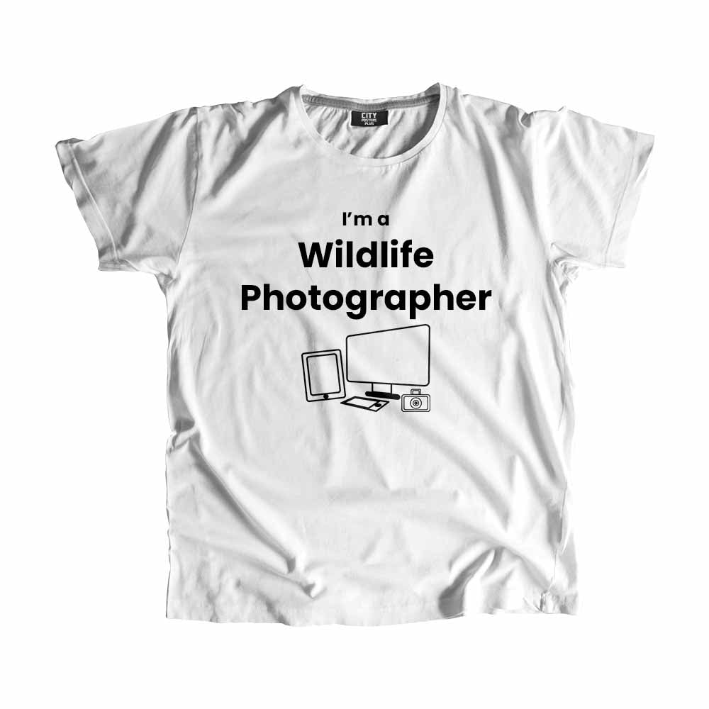 Wildlife Photographer Men Unisex T-Shirt (White)