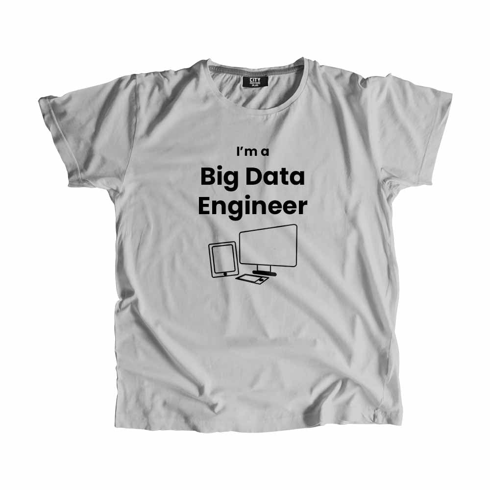 Big Data Engineer Men Unisex T-Shirt (Melange Grey)