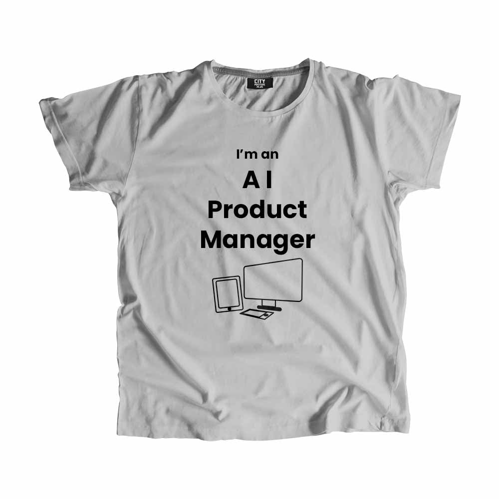 AI Product Manager Men Unisex T-Shirt (Melange Grey)
