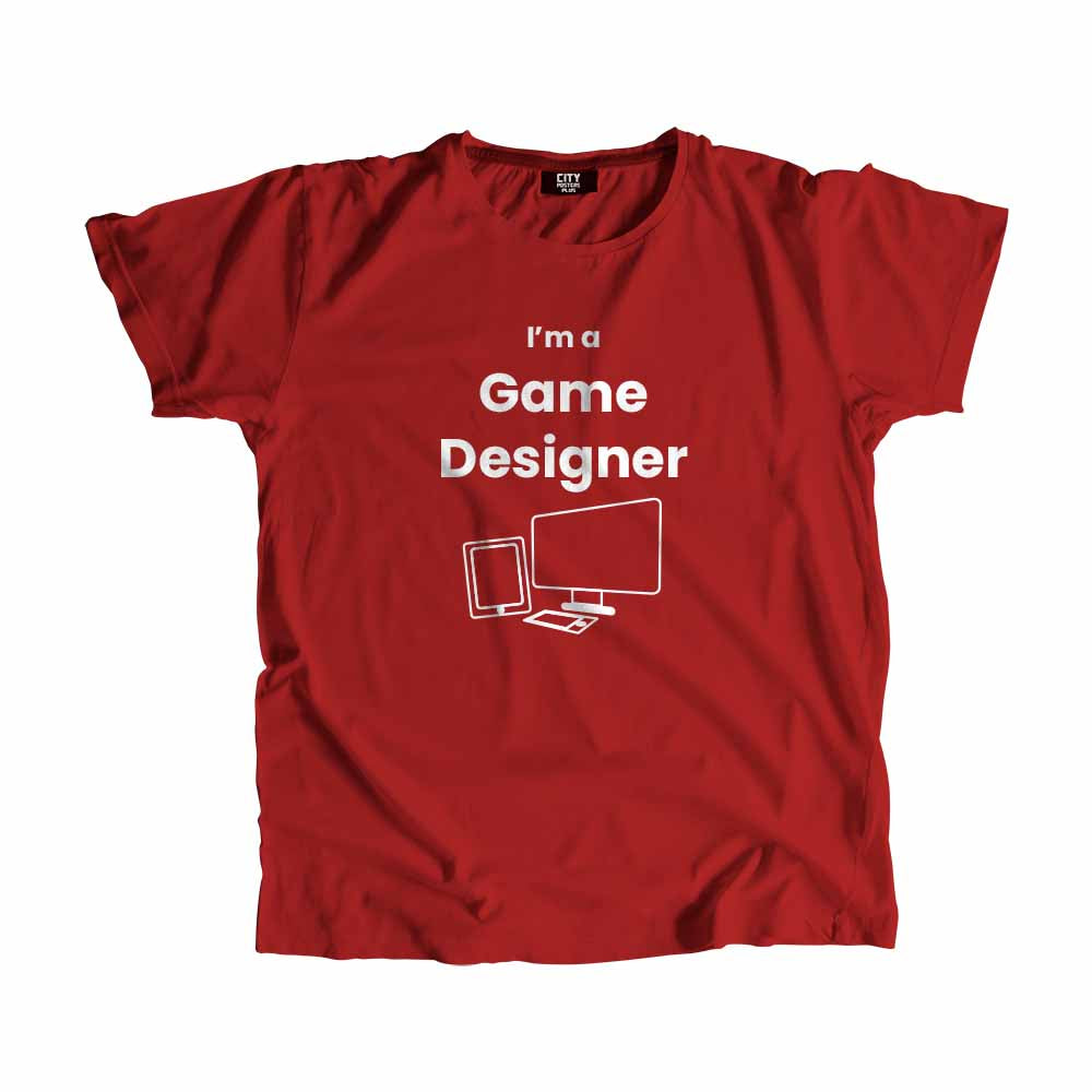 Game Designer Men Unisex T-Shirt (Red)