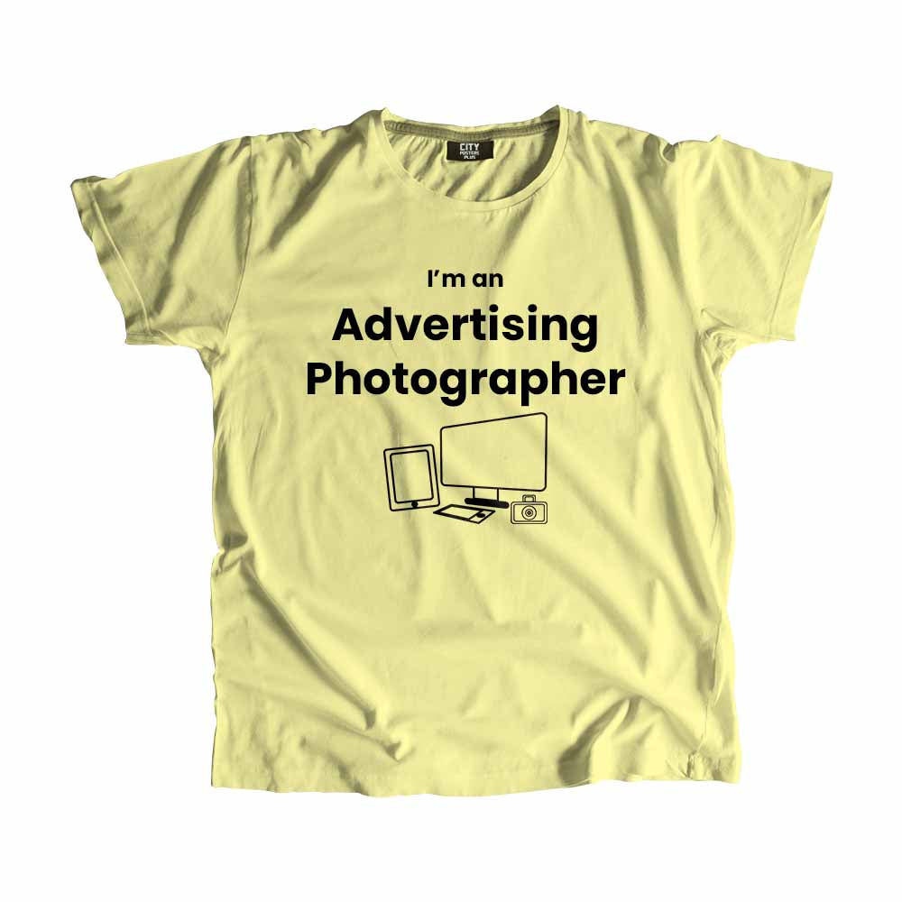 Advertising Photographer Men Unisex T-Shirt (Butter Yellow)