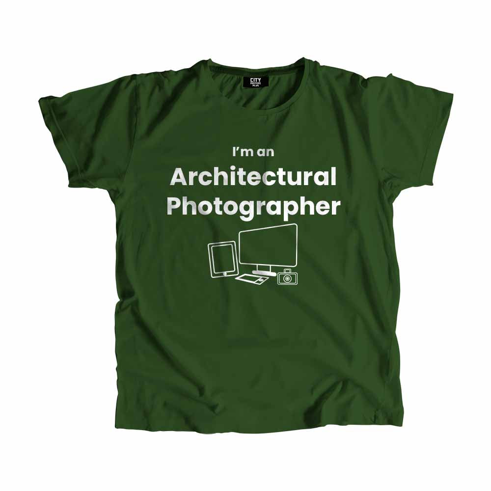 Architectural Photographer Men Unisex T-Shirt (Olive Green)