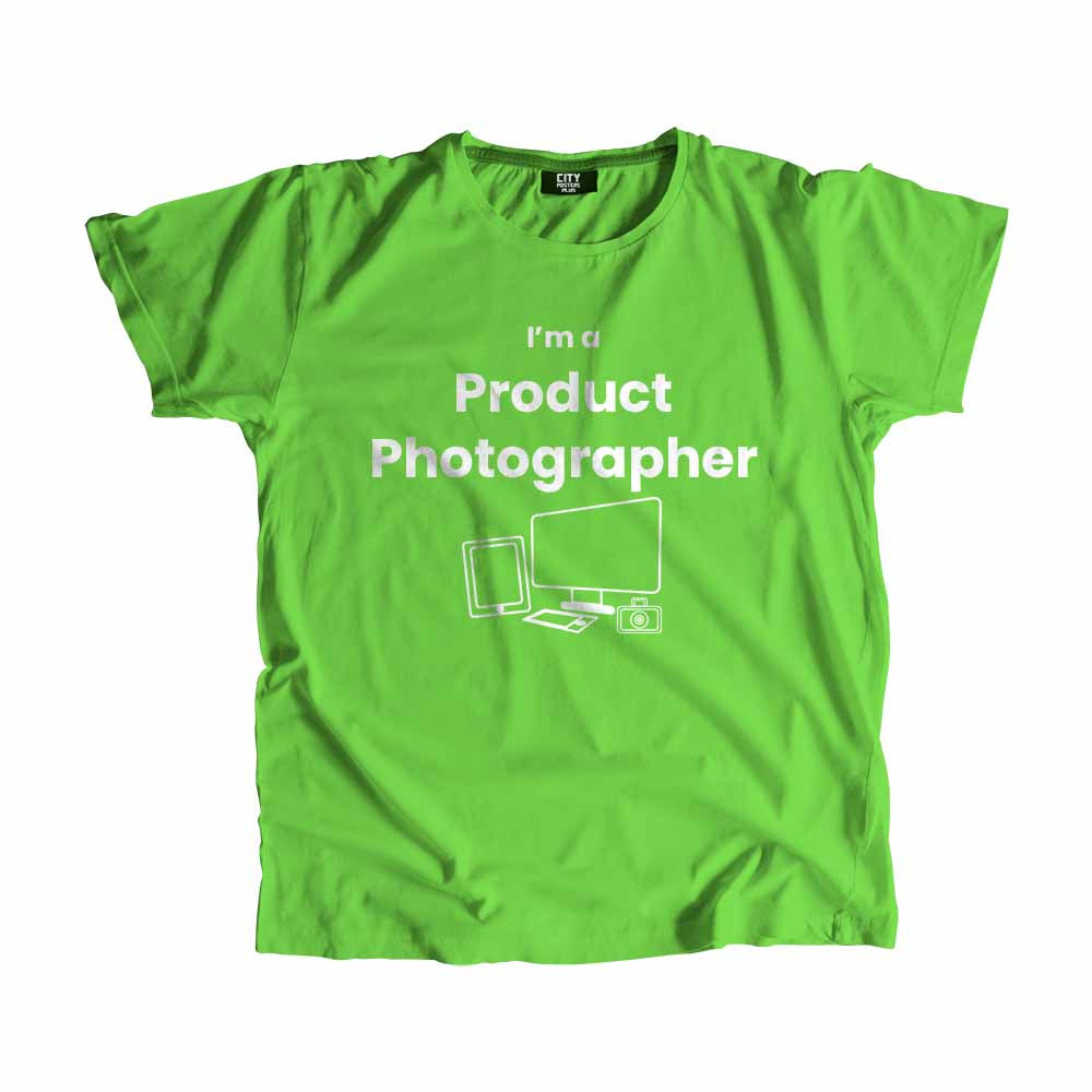 Product Photographer Men Unisex T-Shirt (Liril Green)