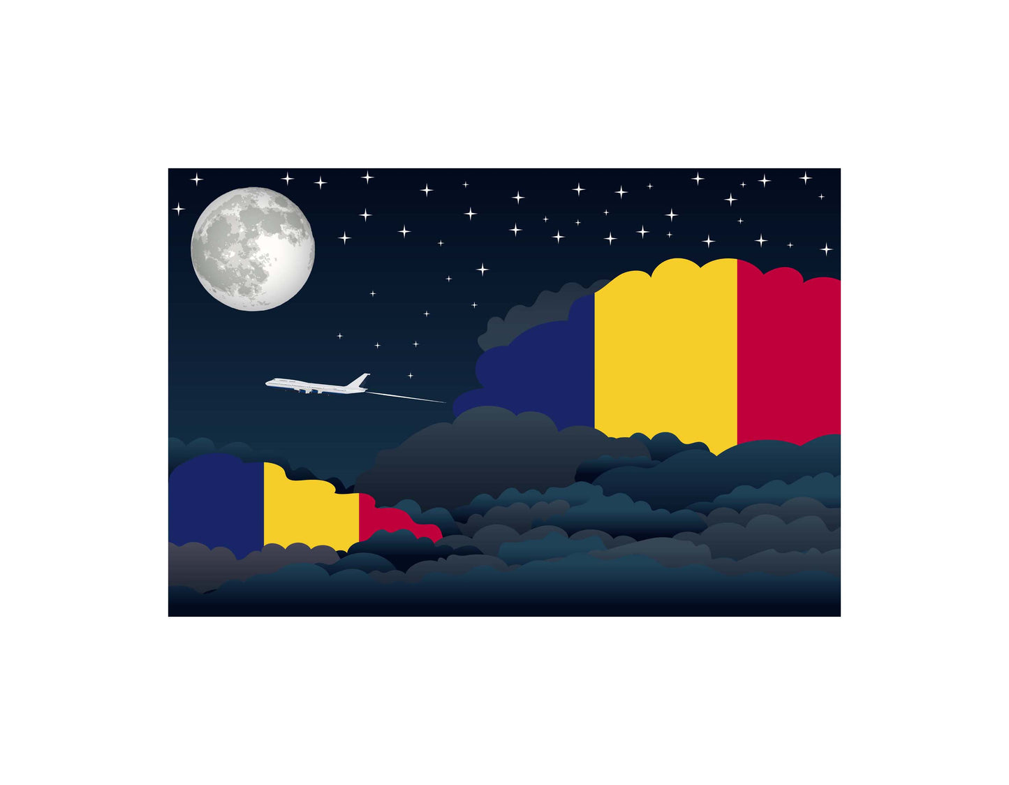 Chad Night Clouds Blanket Throw