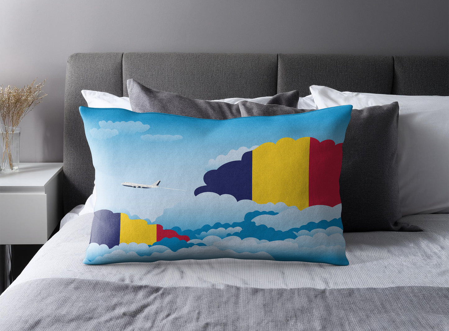 Chad Day Clouds Pillow Case and Pillow Throw