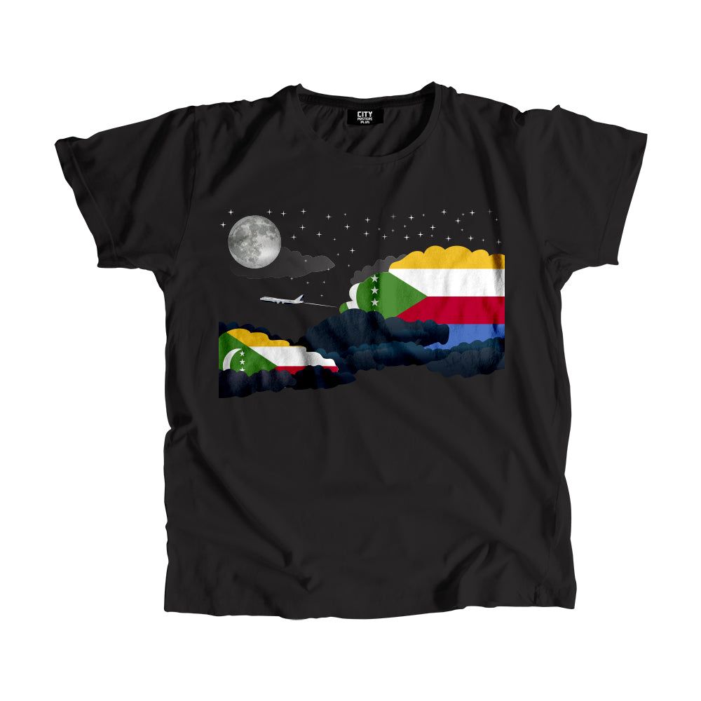 Comoros Night Clouds Men Unisex T-Shirt