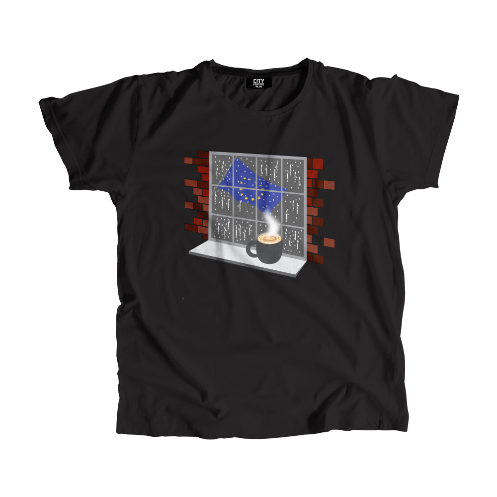 European Union Coffee Rain Men Unisex T-Shirt
