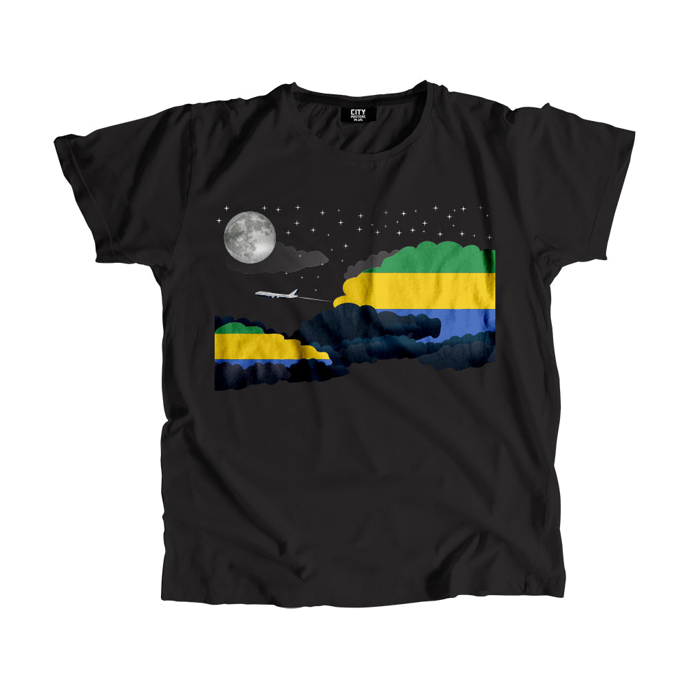 Gabon Night Clouds Men Unisex T-Shirt