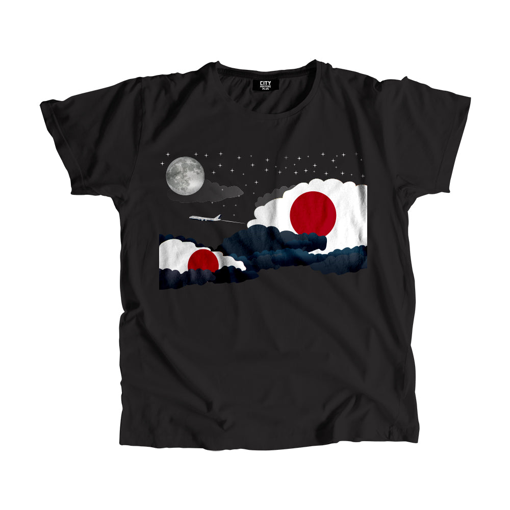 Japan Night Clouds Men Unisex T-Shirt