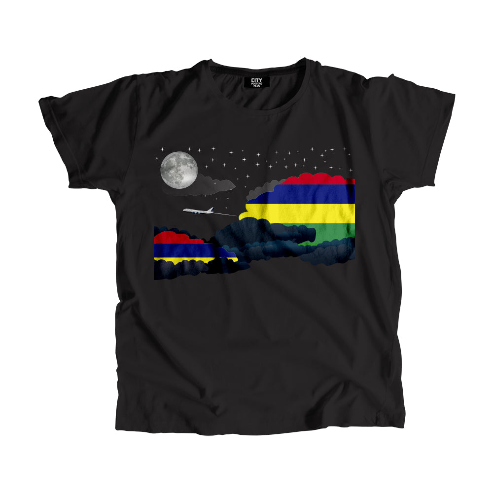 Mauritius Night Clouds Men Unisex T-Shirt
