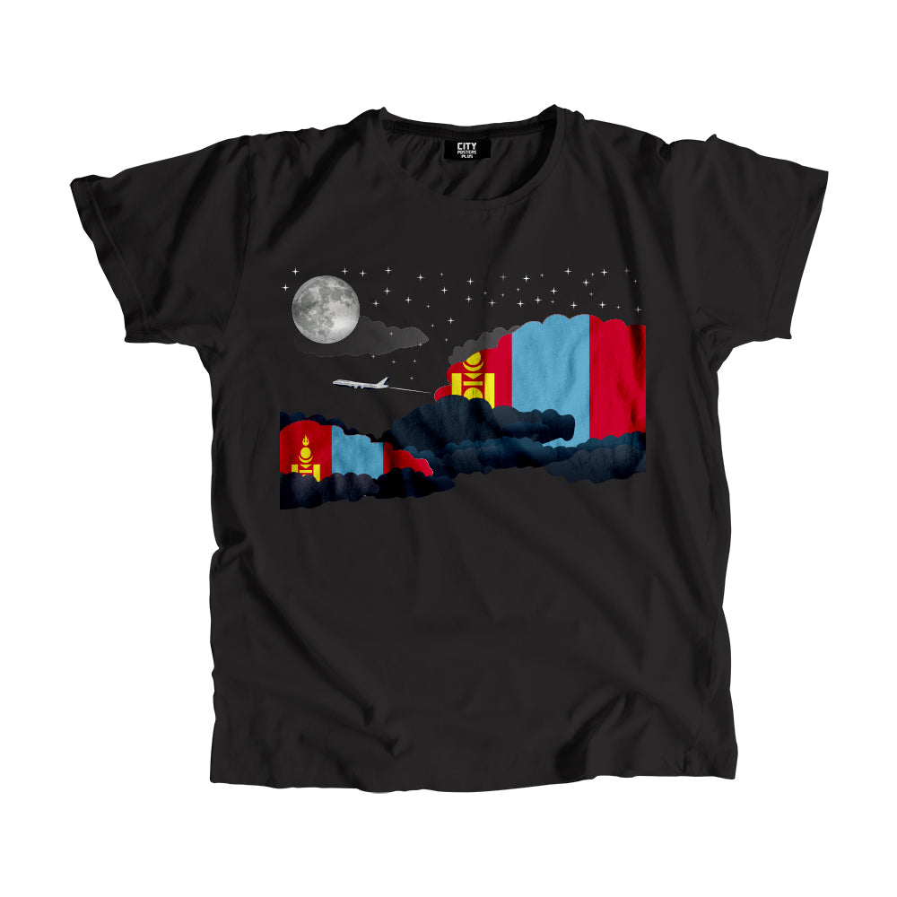 Mongolia Night Clouds Men Unisex T-Shirt