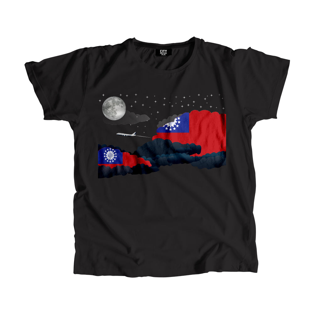 Myanmar - Burma Night Clouds Men Unisex T-Shirt