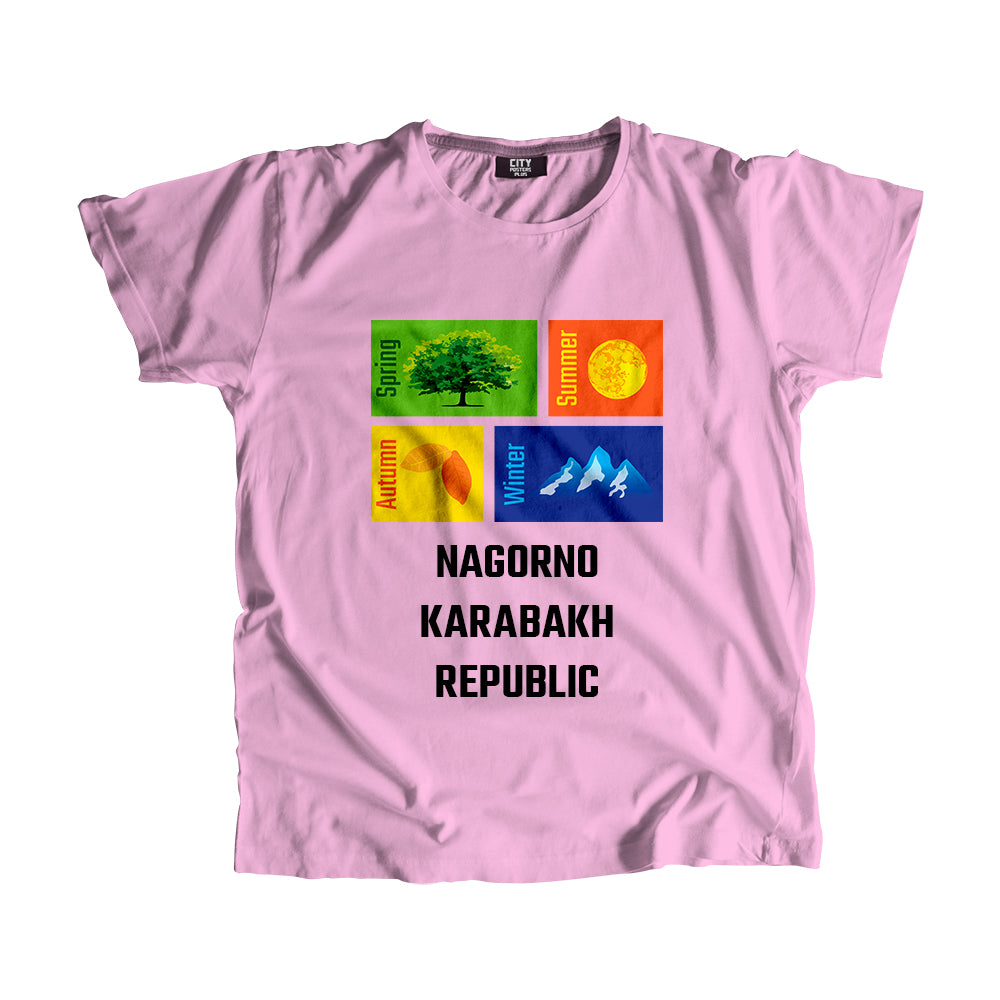 NAGORNO KARABAKH REPUBLIC Seasons Men Unisex T-Shirt (Liril Green)