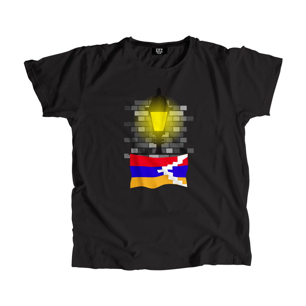 Nagorno Karabakh Republic Street Lamp Bricks Men Unisex T-Shirt