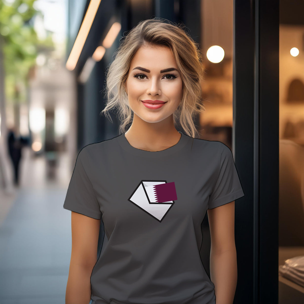 Qatar Mail Women T-Shirt