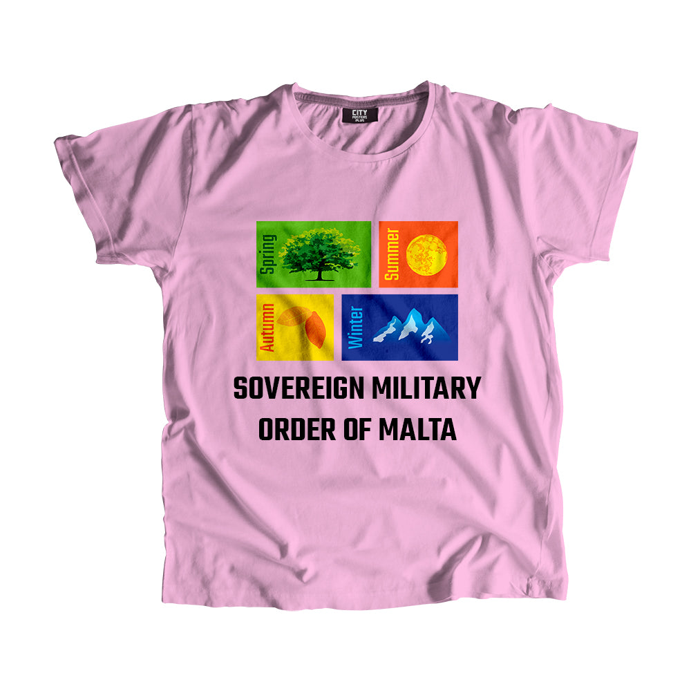 SOVEREIGN MILITARY ORDER OF MALTA Seasons Men Unisex T-Shirt (Liril Green)