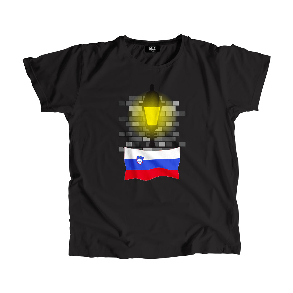 Slovenia Street Lamp Bricks Men Unisex T-Shirt