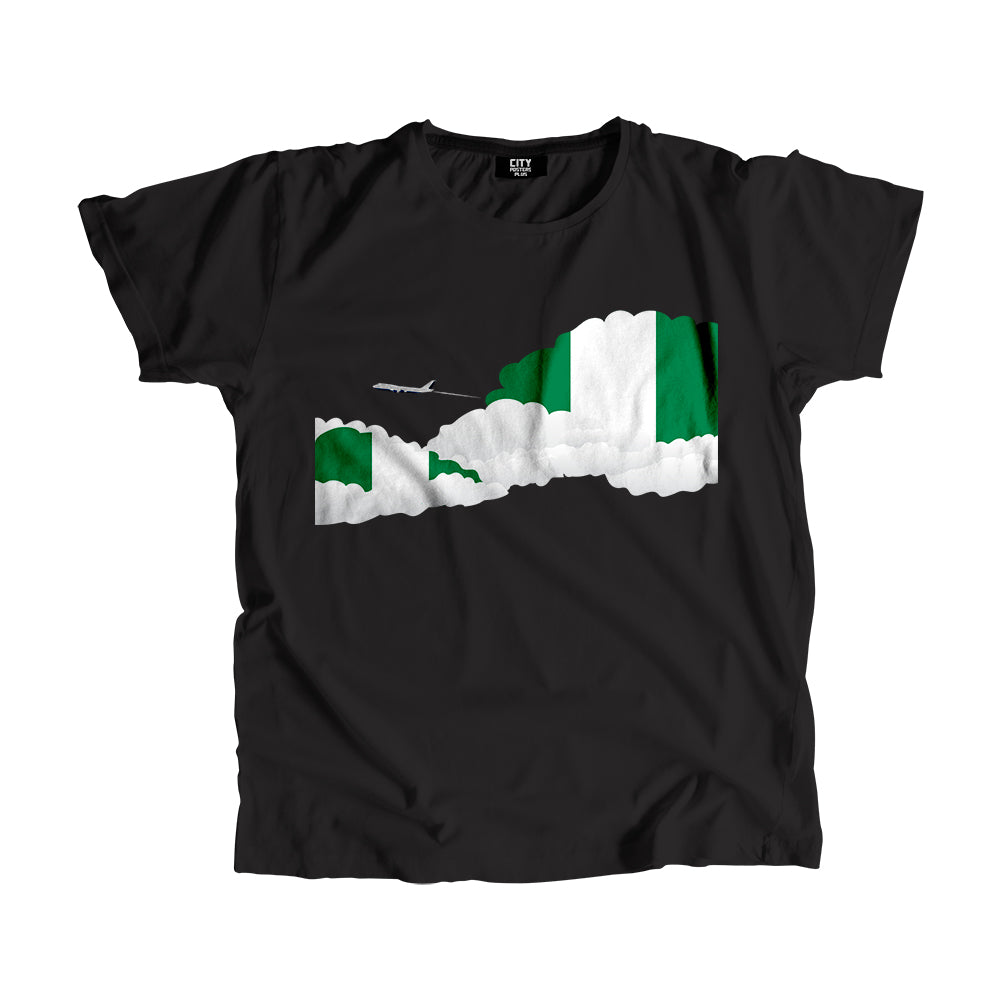Nigeria Day Clouds Men Unisex T-Shirt