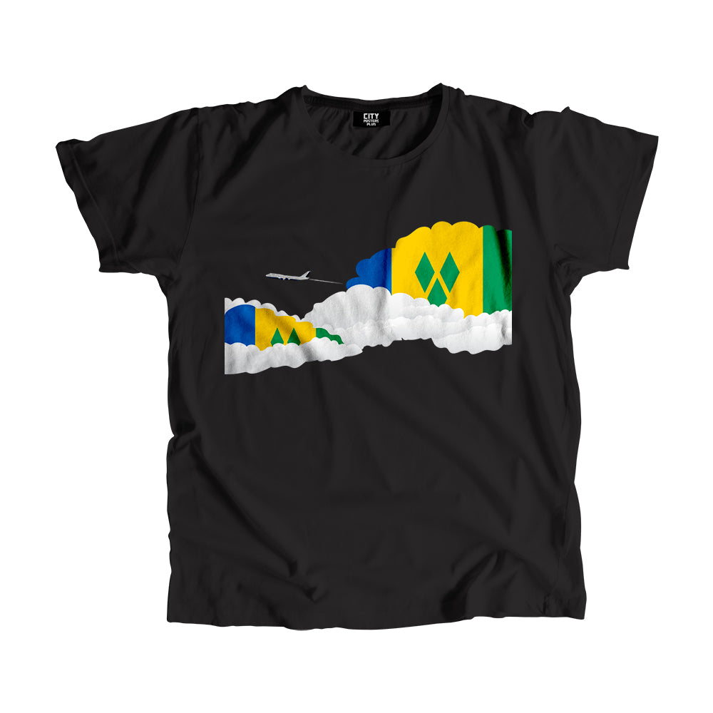 Saint Vincent and the Grenadines Day Clouds Men Unisex T-Shirt