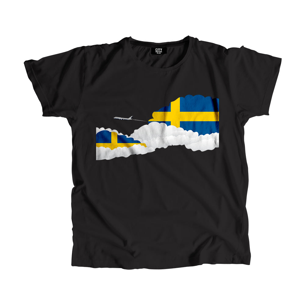 Sweden Day Clouds Men Unisex T-Shirt