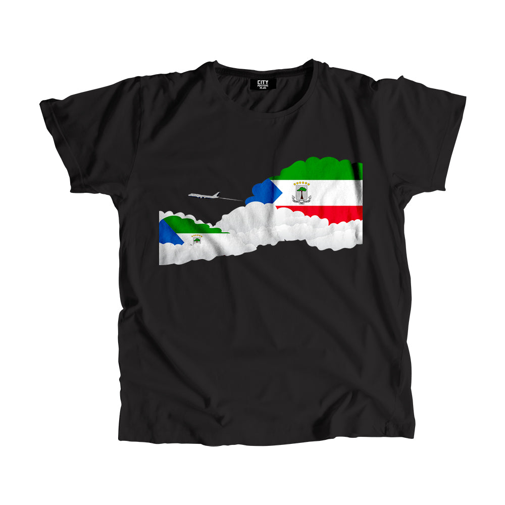 Equatorial Guinea Day Clouds Men Unisex T-Shirt