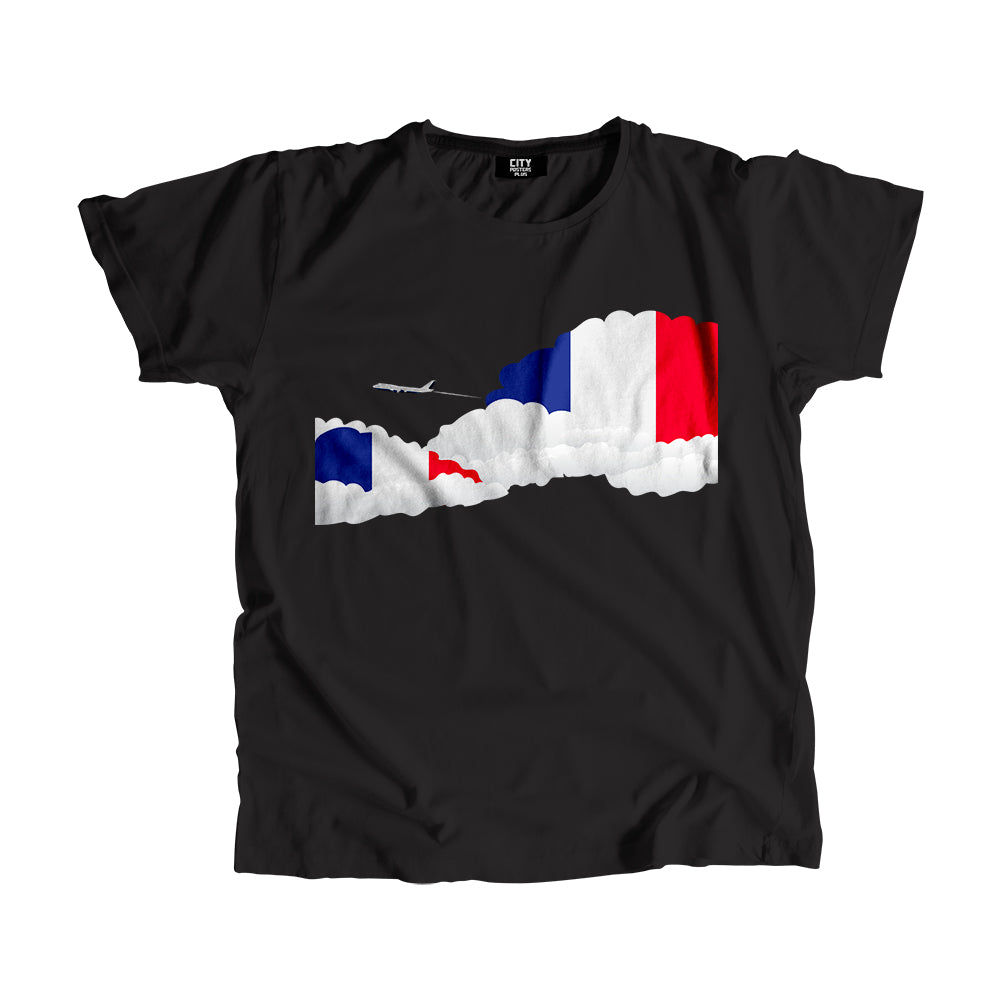 France Day Clouds Men Unisex T-Shirt