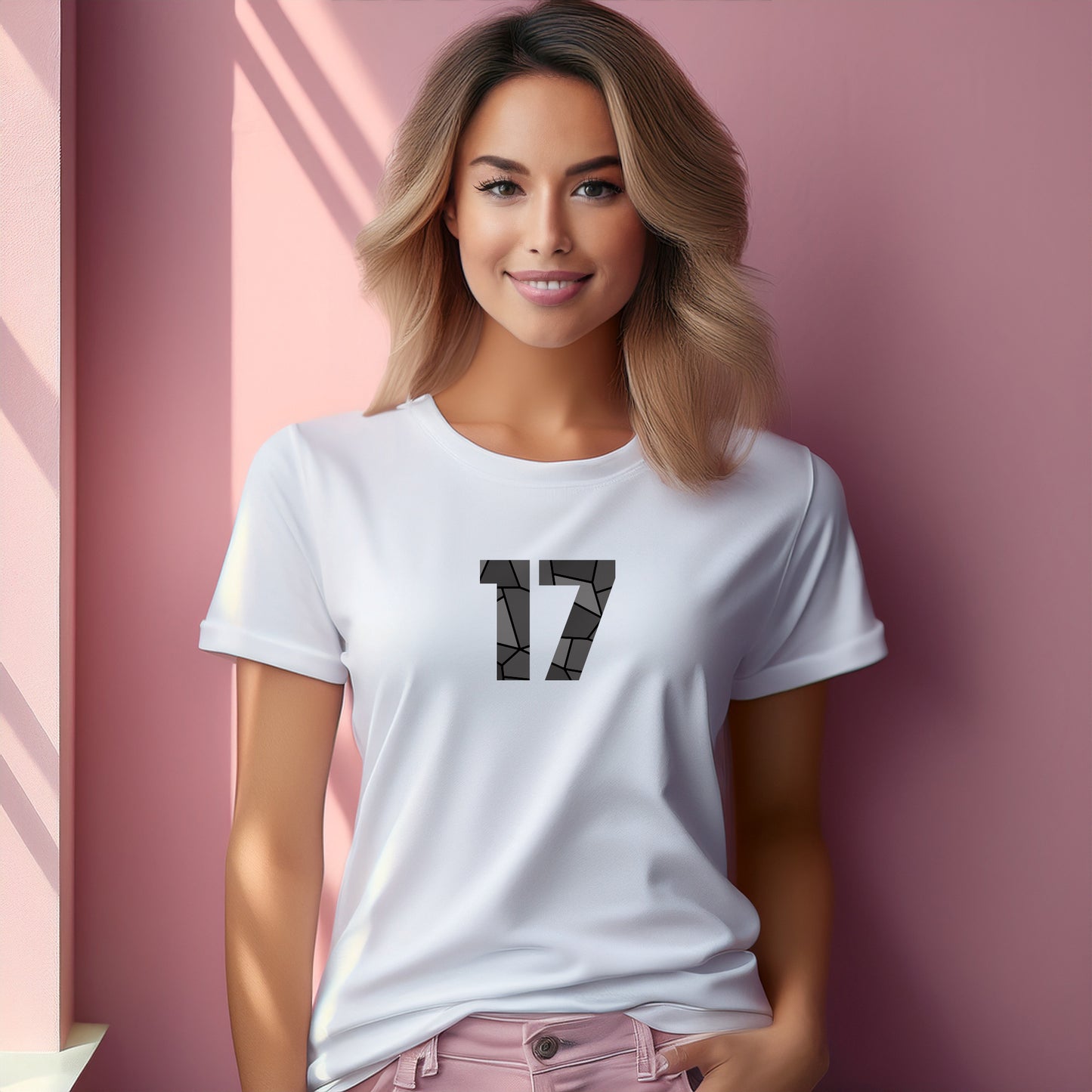 17 Number Women T-Shirt (White)