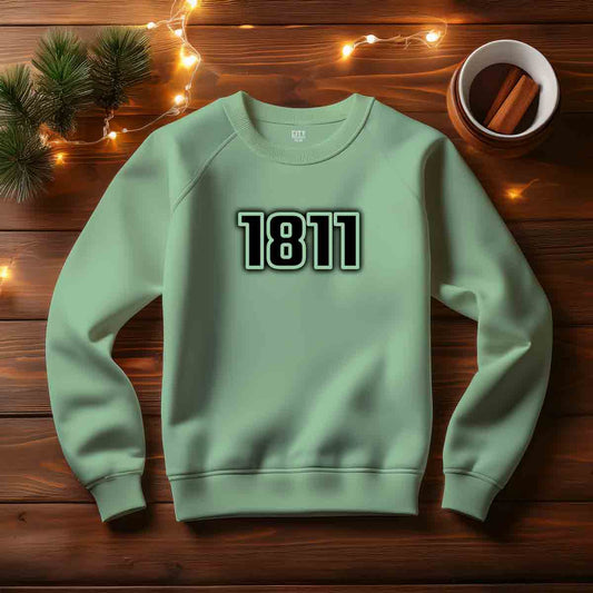 1811 Year Men Unisex Sweatshirt (Mint Green)