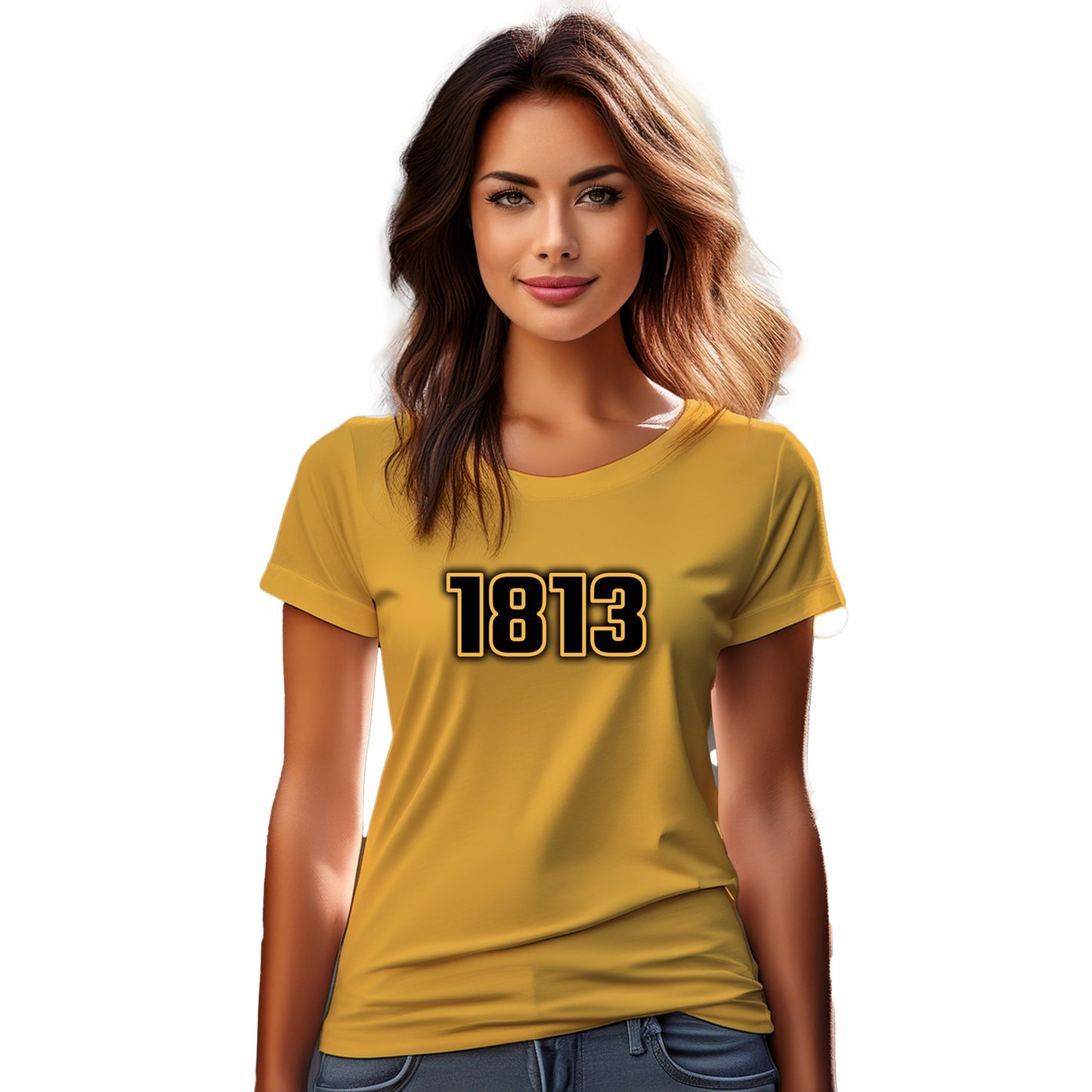 1813 Year Women T-Shirt (Golden Yellow)
