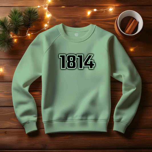 1814 Year Men Unisex Sweatshirt (Mint Green)