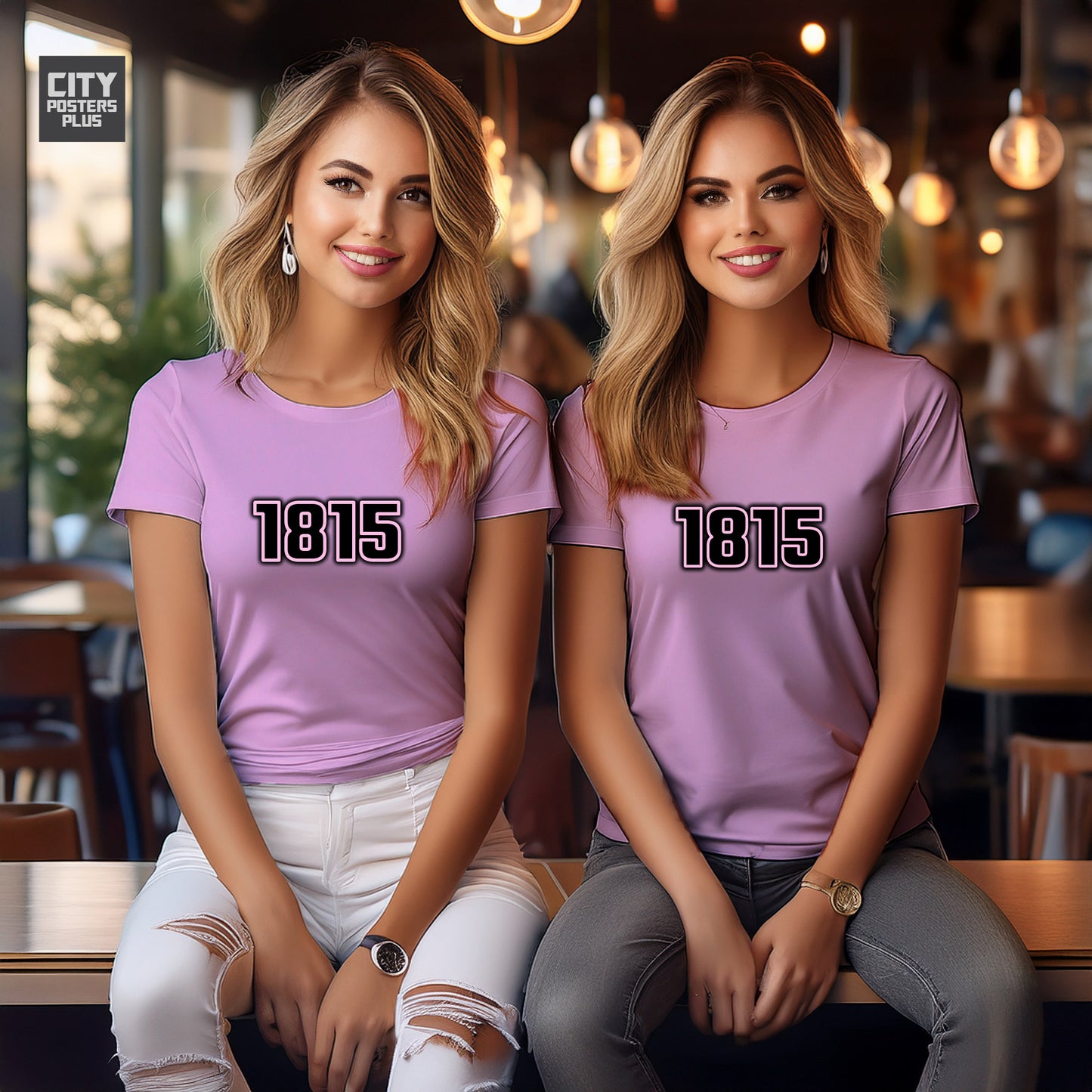 1815 Year Women T-Shirt (Light Pink)