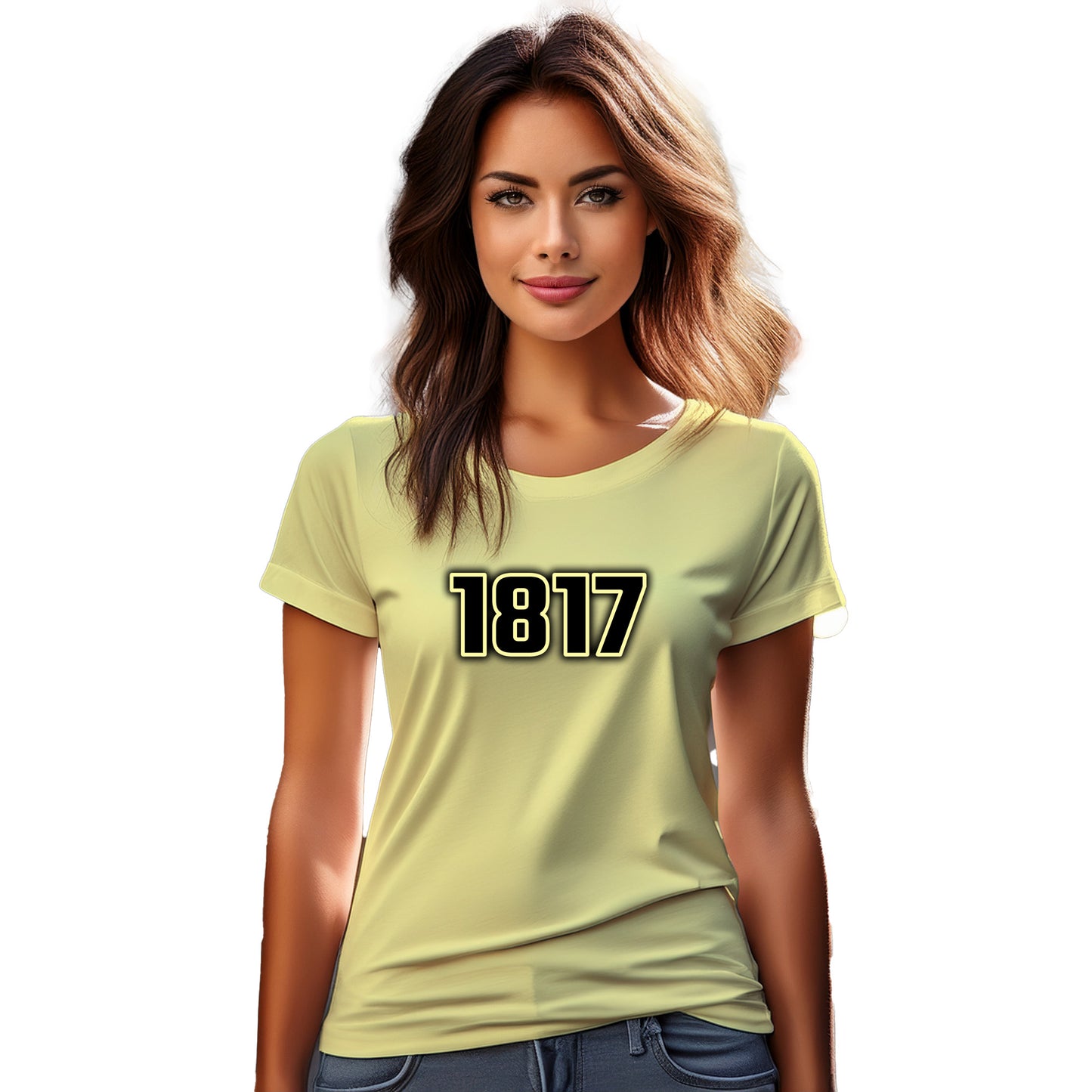 1817 Year Women T-Shirt (Butter Yellow)