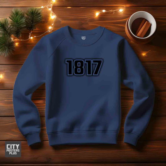 1817 Year Men Unisex Sweatshirt (Navy Blue)