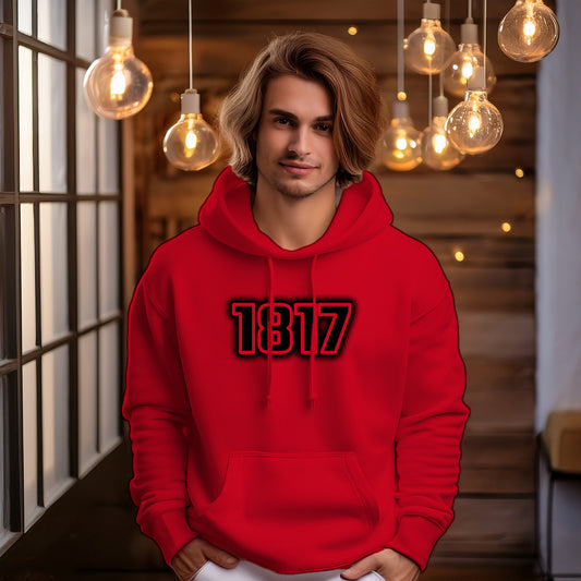 1817 Year Men Unisex Hoodie (Red)