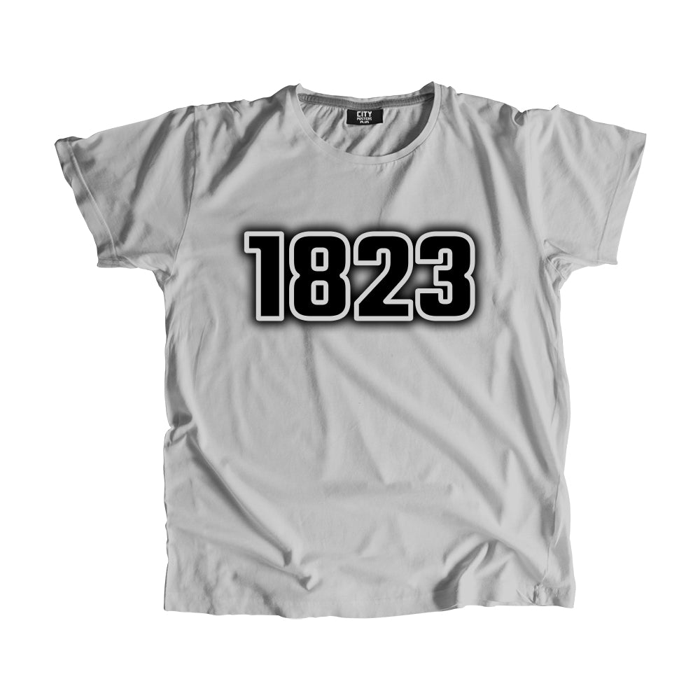 1823 Year Men Unisex T-Shirt (Melange Grey)